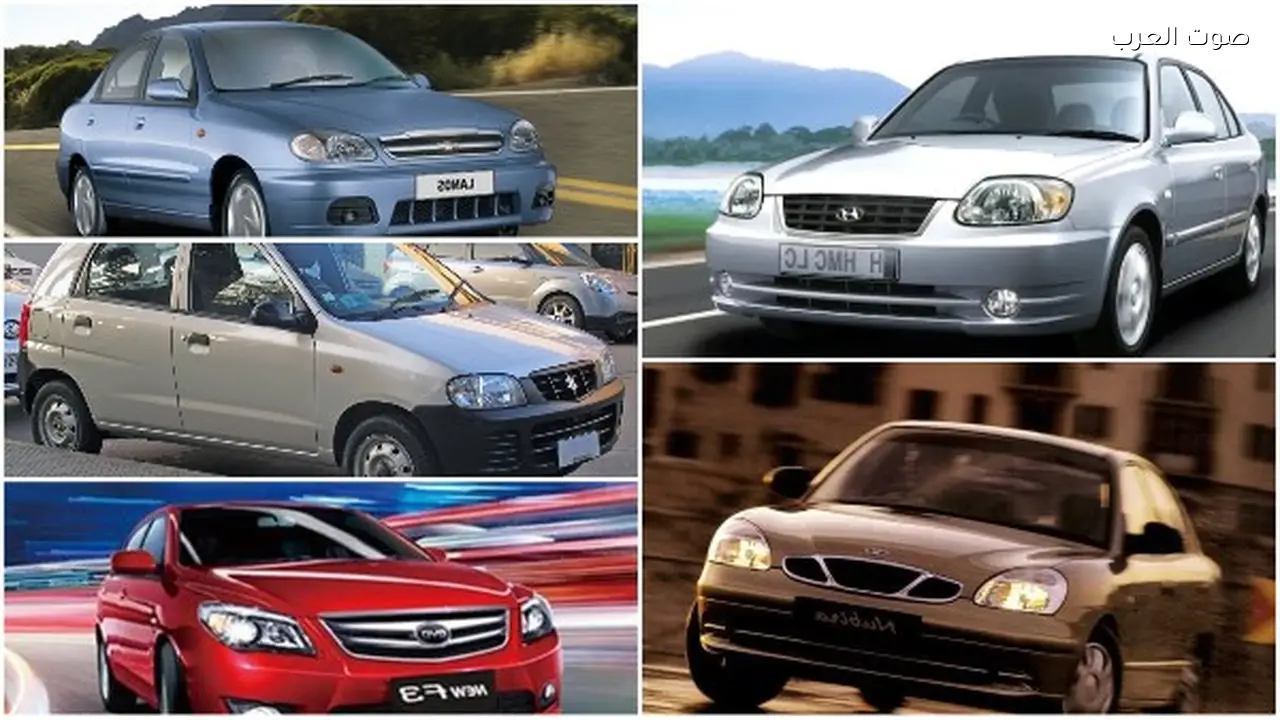 أفضل 5 سيارات مستعملة بأسعار أقل من 250 ألف جنيه