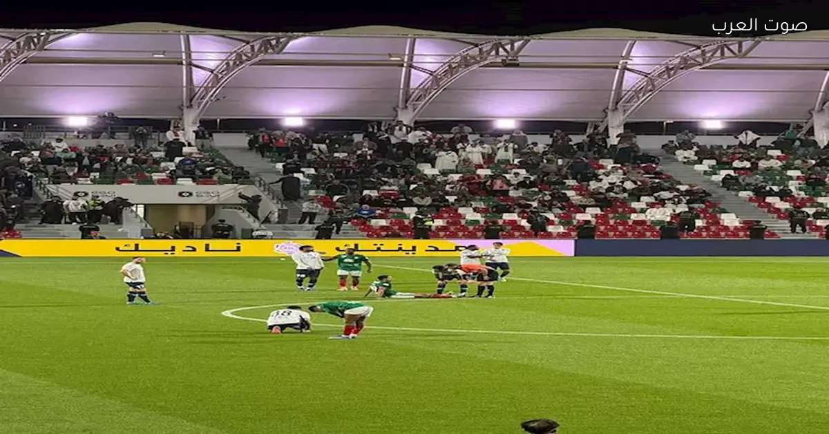 بكاء أحمد حسن كوكا بعد إصابته في مباراة الاتفاق والأخدود يثير تعاطف الجماهير