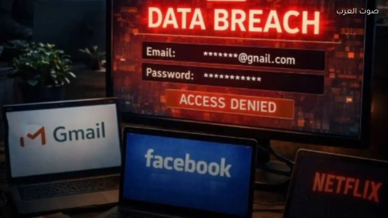 تسريب بيانات يهدد 149 مليون حساب على فيسبوك وجيميل