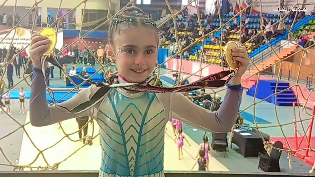 زينة طارق تتوج بذهبية بطولة الجمهورية للجمباز