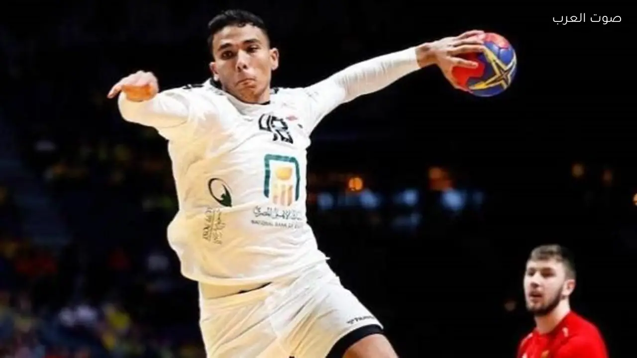 مهاب سعيد يتألق في مباراة مصر ضد نيجيريا بأمم إفريقيا لكرة اليد