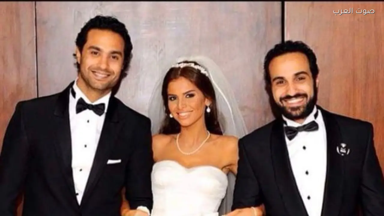 أحمد فهمي يحتفل بعيد ميلاد زوجة شقيقه بصورة زفافها