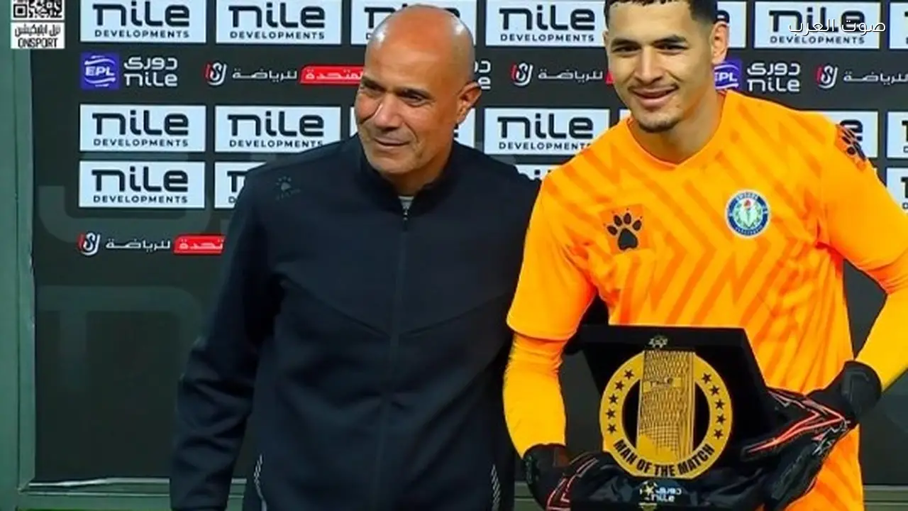 أحمد ميهوب يتألق كأفضل لاعب في مباراة سموحة وبيراميدز