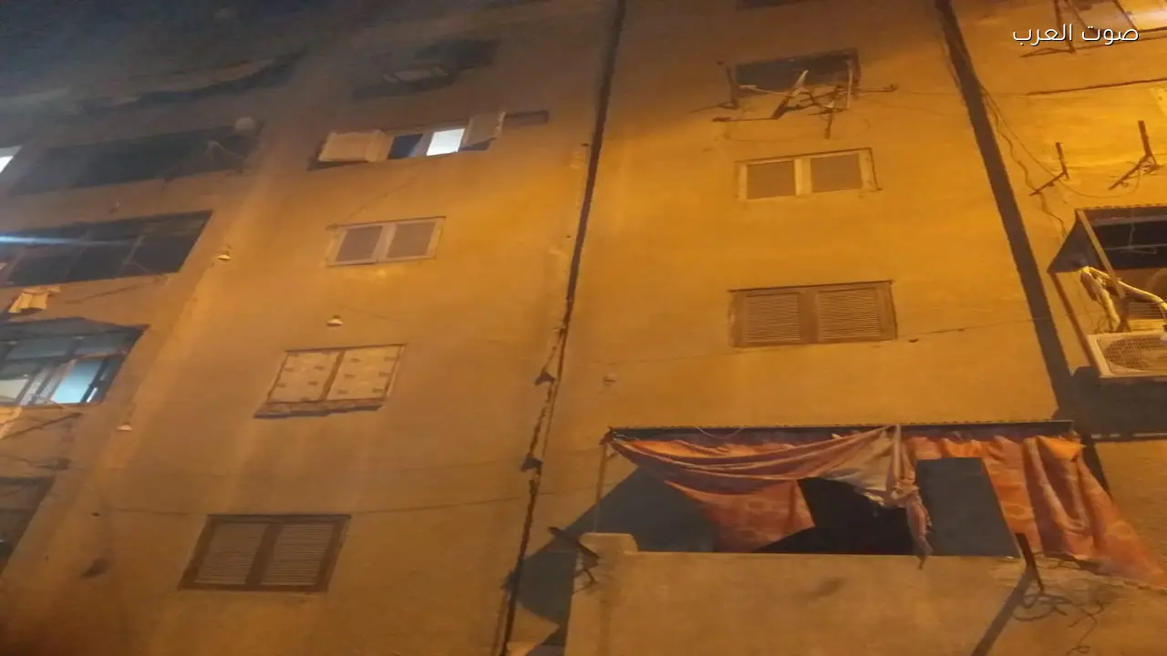 إخلاء عقار سكني في المحلة بعد تصدعه المفاجئ