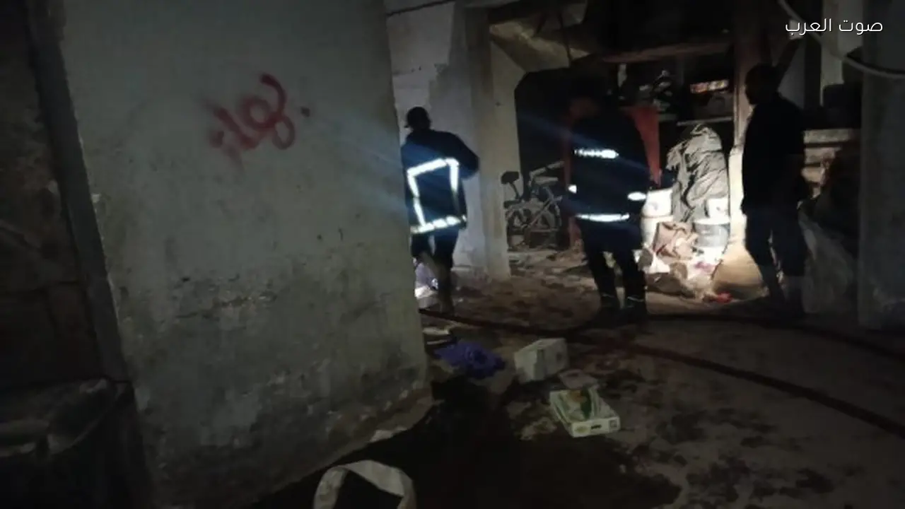 إصابة عامل في حريق بمطعم مشهور بأسيوط