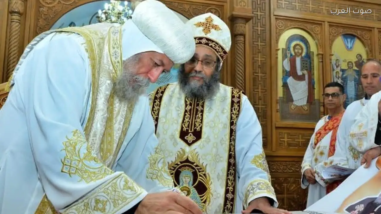 الأنبا إيلاريون يفتتح مذبحة الملاك ميخائيل والبابا كيرلس بأبو حمرة