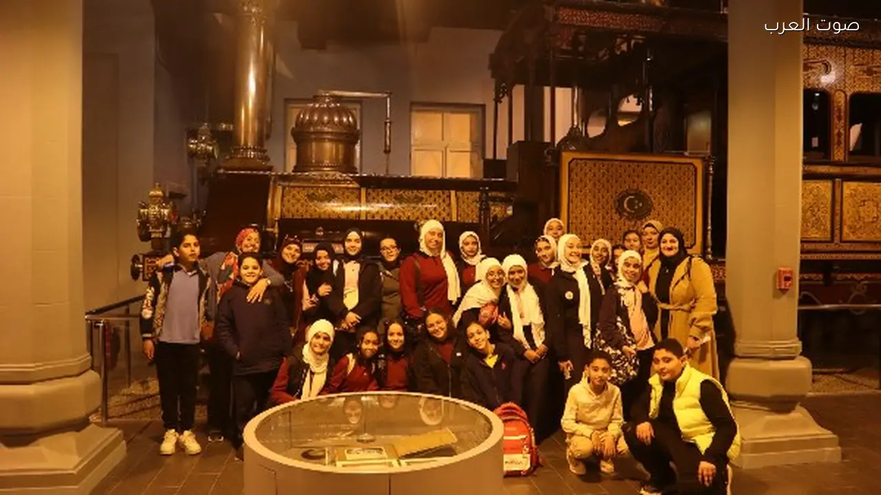 «القومية لسكك حديد مصر» تفتح أبواب متحف السكة الحديد للطلاب في القاهرة