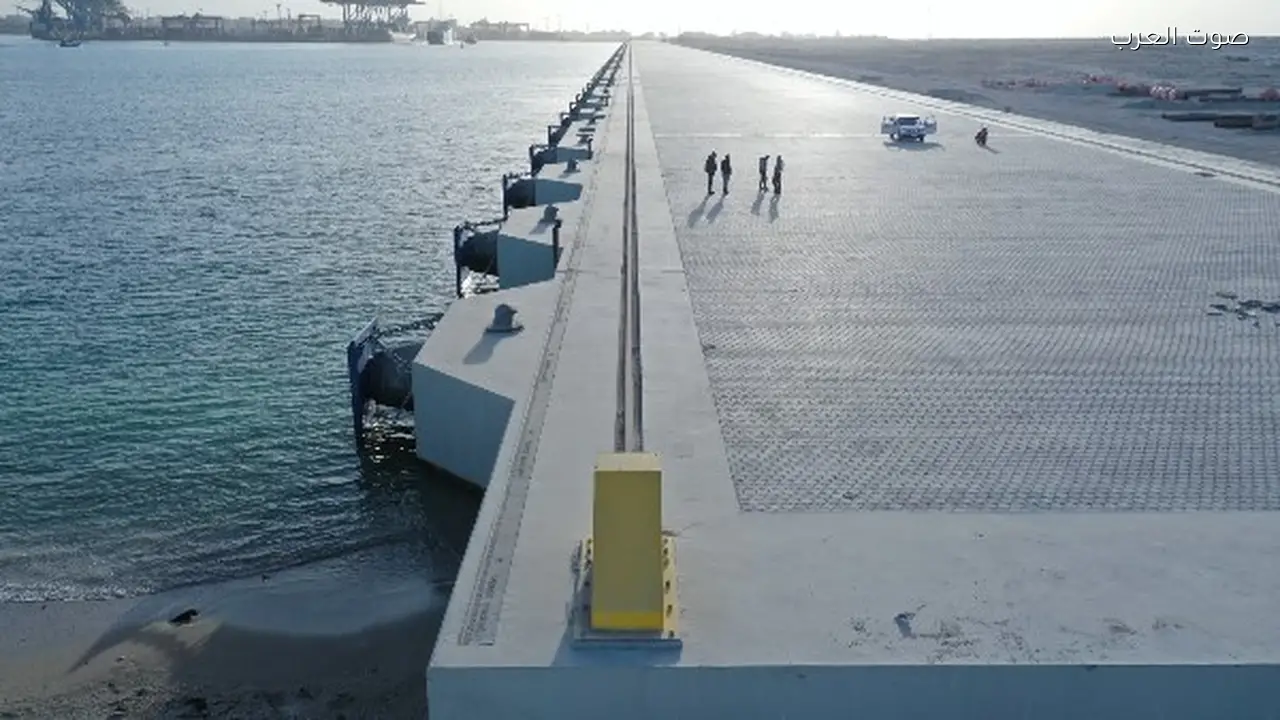 «النقل» تعلن عن أحدث تصوير جوي لمحطة «تحيا مصر 2» بميناء الدخيلة