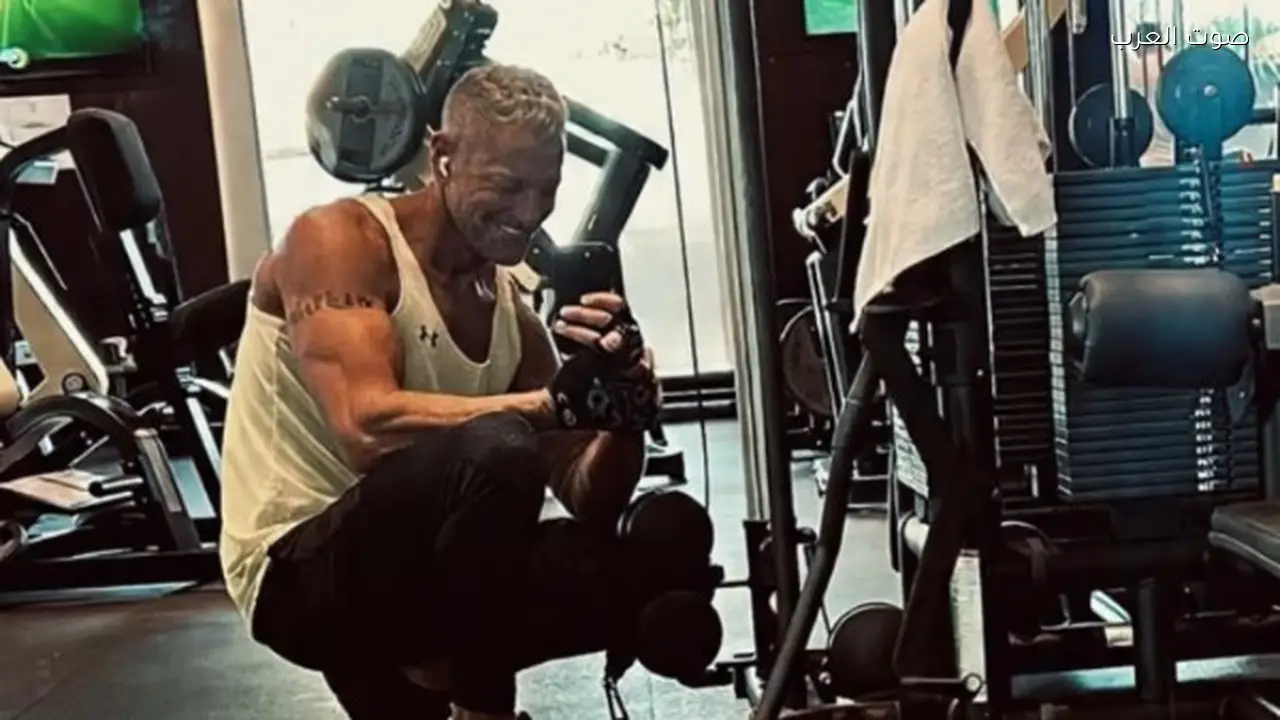 تامر هجرس يظهر في الجيم بصورة جديدة