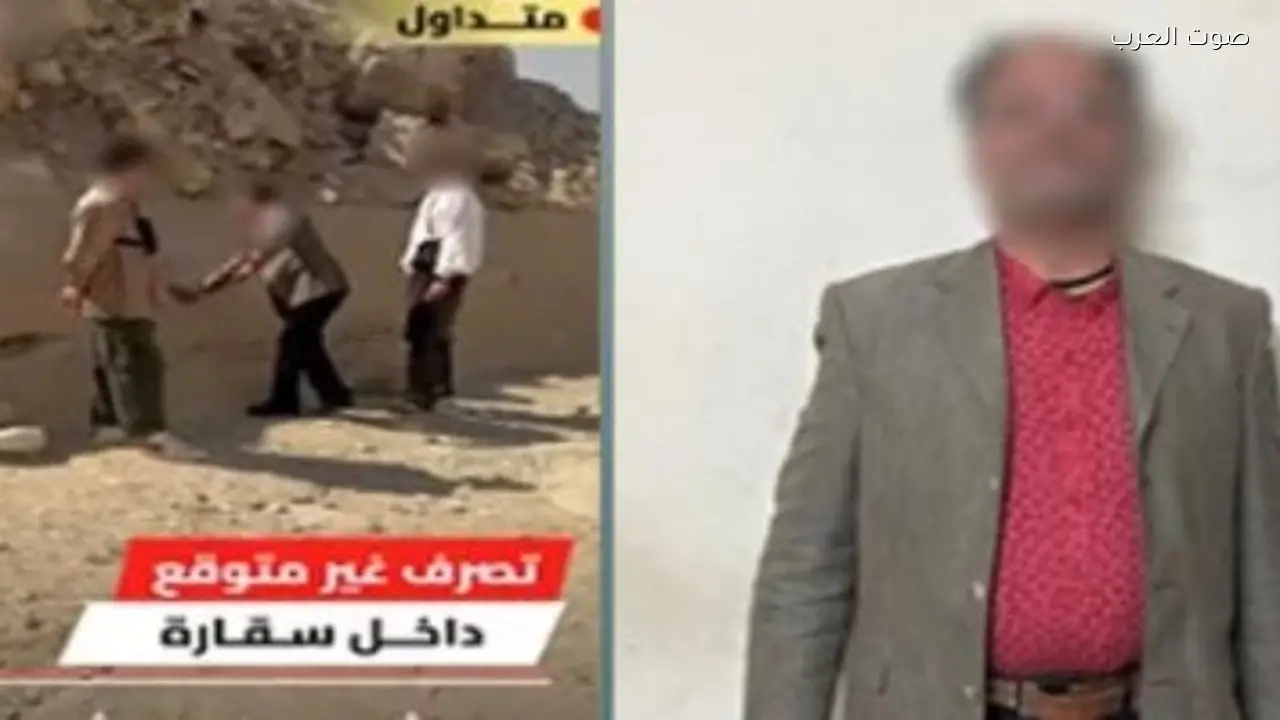 تحقيق بشأن رسم مرشد سياحي على هرم بسقارة