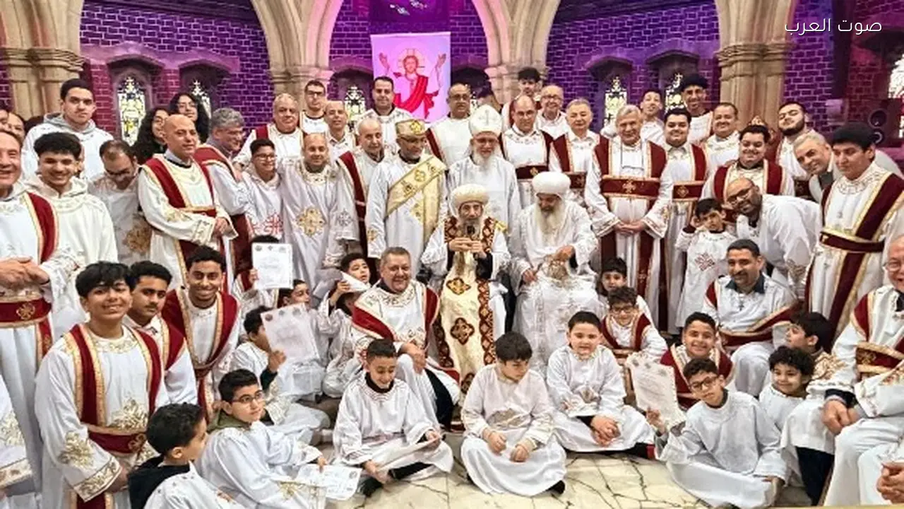 تدشين أواني المذبح وسيامة شمامسة جدد في كنيسة برايتون