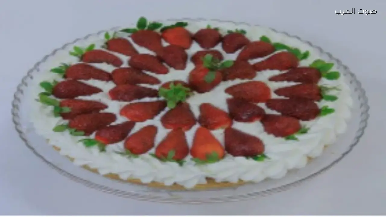 تورتة الكنافة بالفراولة طريقة سهلة لحلويات رمضان