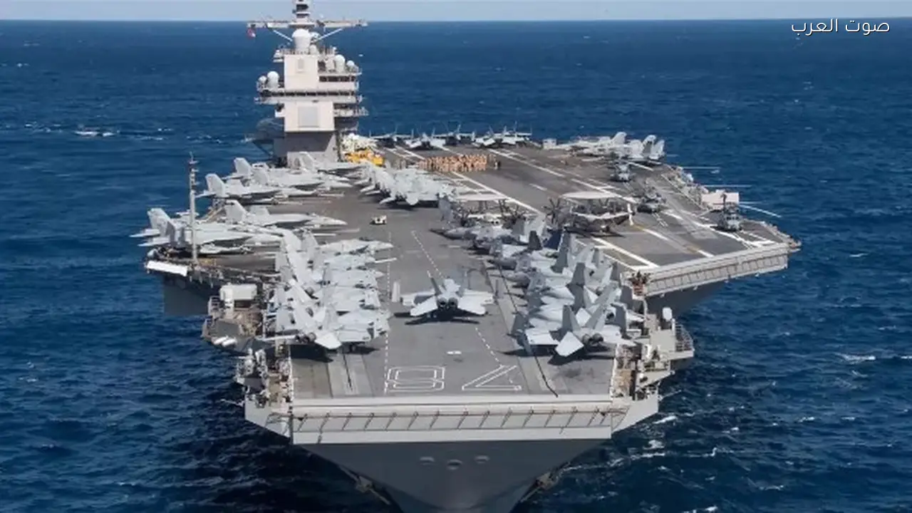 حاملة الطائرات الأمريكية جيرالد فورد تصل إلى إسرائيل
