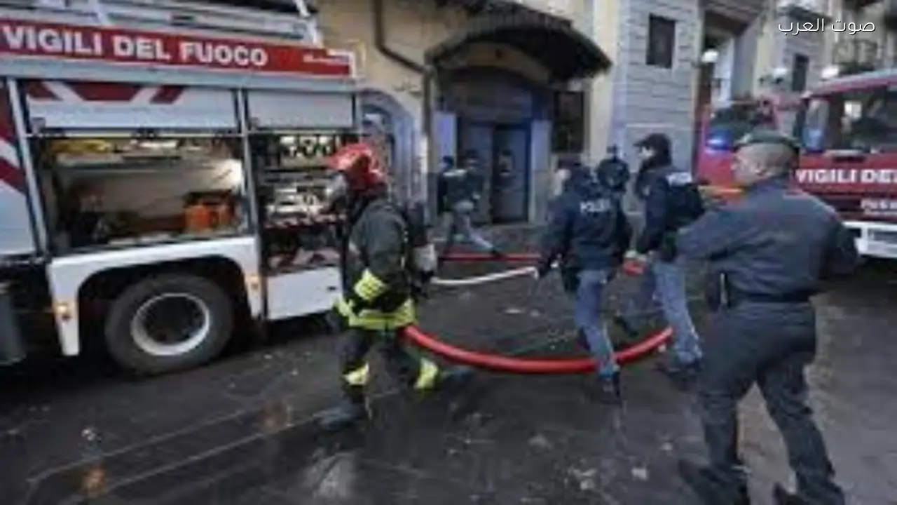 حريق ضخم يلتهم مسرحًا تاريخيًا في نابولي