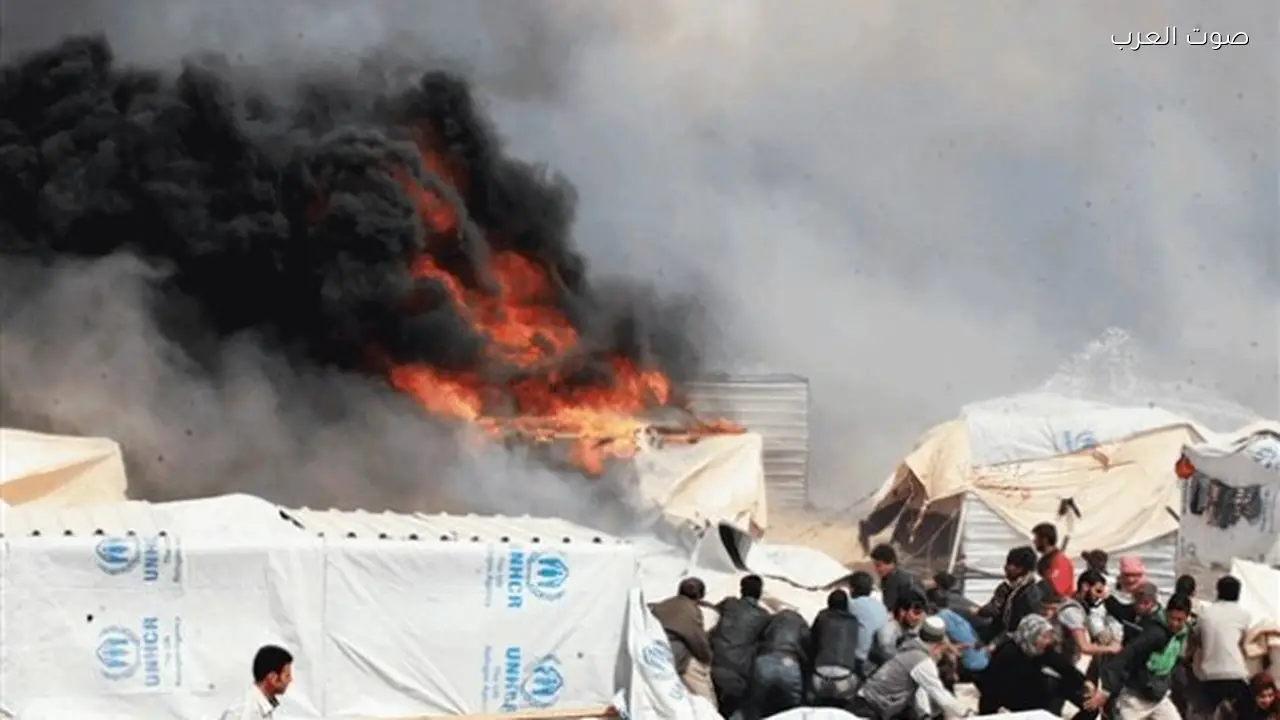 حريق في مخيم طويلة بالفاشر يودي بحياة طفل ويشرد مئات الأسر