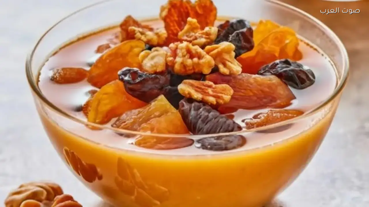 خشاف رمضان مشروب مميز على مائدة الإفطار