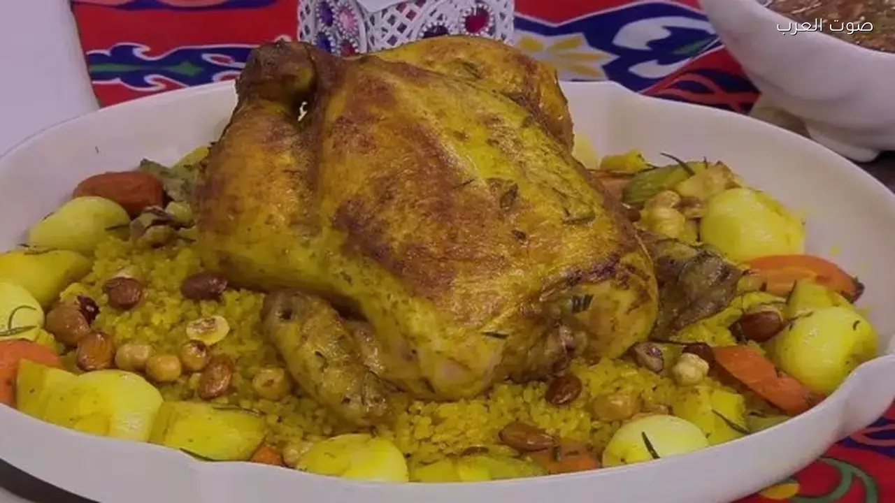 دجاج بالزبدة محشي بالخضار لثالث أيام رمضان