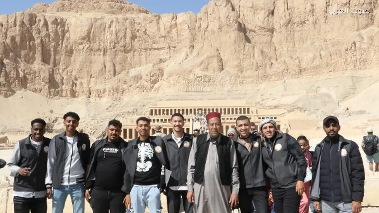 زيارة لمعبد الدير البحري في جولات ملتقى أهل مصر لشباب المحافظات الحدودية