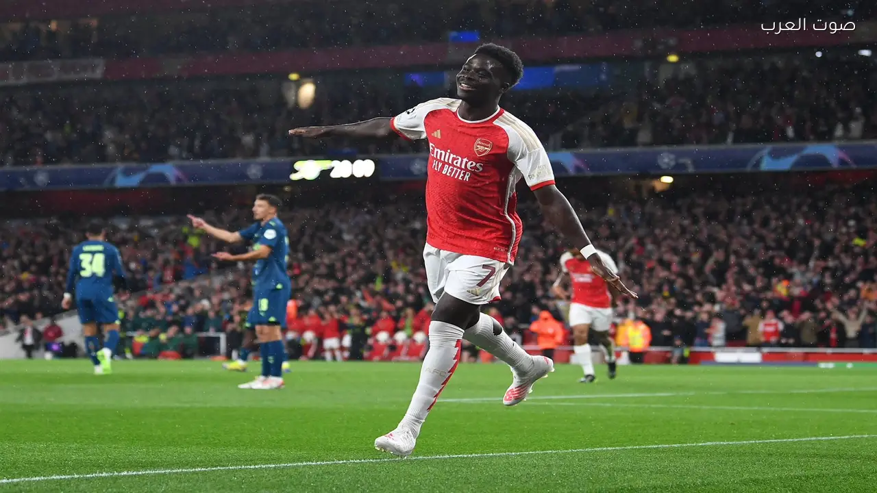 ساكا يغيب عن مباراة أرسنال أمام تشيلسي بسبب الإصابة