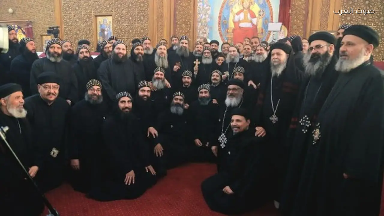 سيامة ثلاثة رهبان جدد في دير الأنبا شنودة