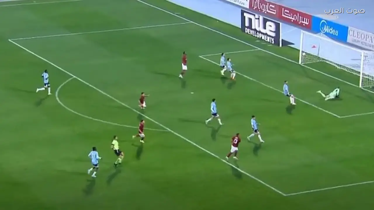 سيراميكا كليوباترا يتفوق على غزل المحلة 2-1 في الشوط الأول