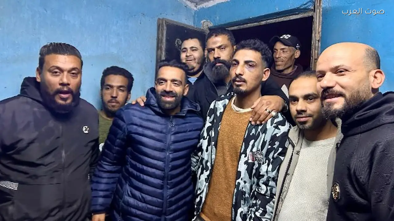 شاب يتعرض لكسر في الأنف وتورم بالوجه بسبب بدلة رقص بميت عاصم