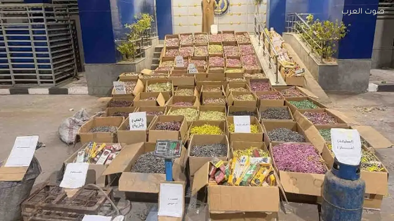 ضبط 2950 قطعة ألعاب نارية محظورة في الغربية