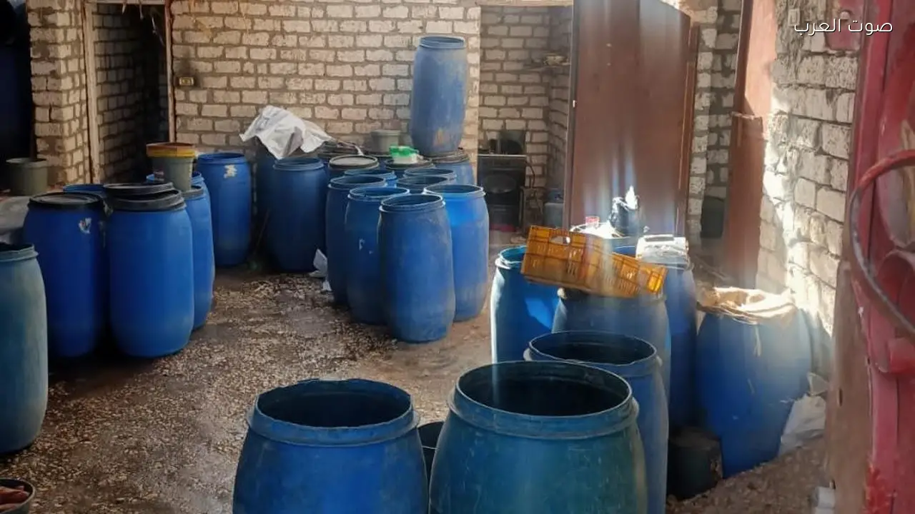 ضبط 4 أطنان مخللات غير صالحة في الغربية