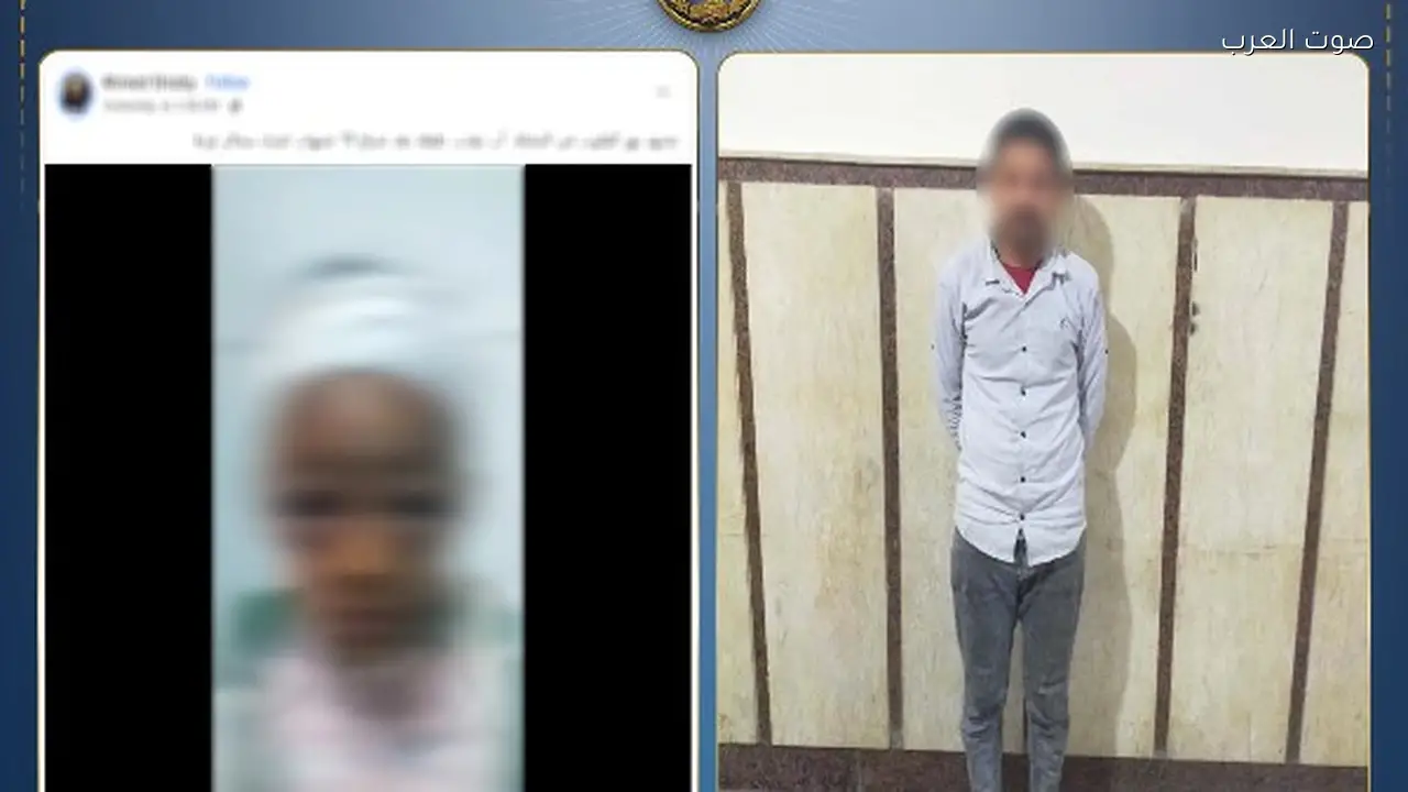 ضبط أب تعدى على نجله بسبب 10 جنيهات في المحلة