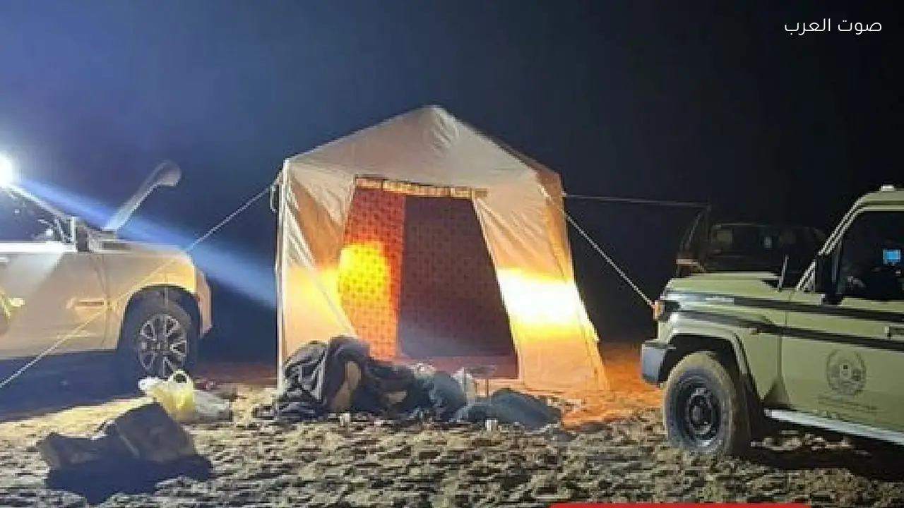 ضبط مواطن بتهمة التخييم دون ترخيص في محمية الإمام عبدالعزيز بن محمد