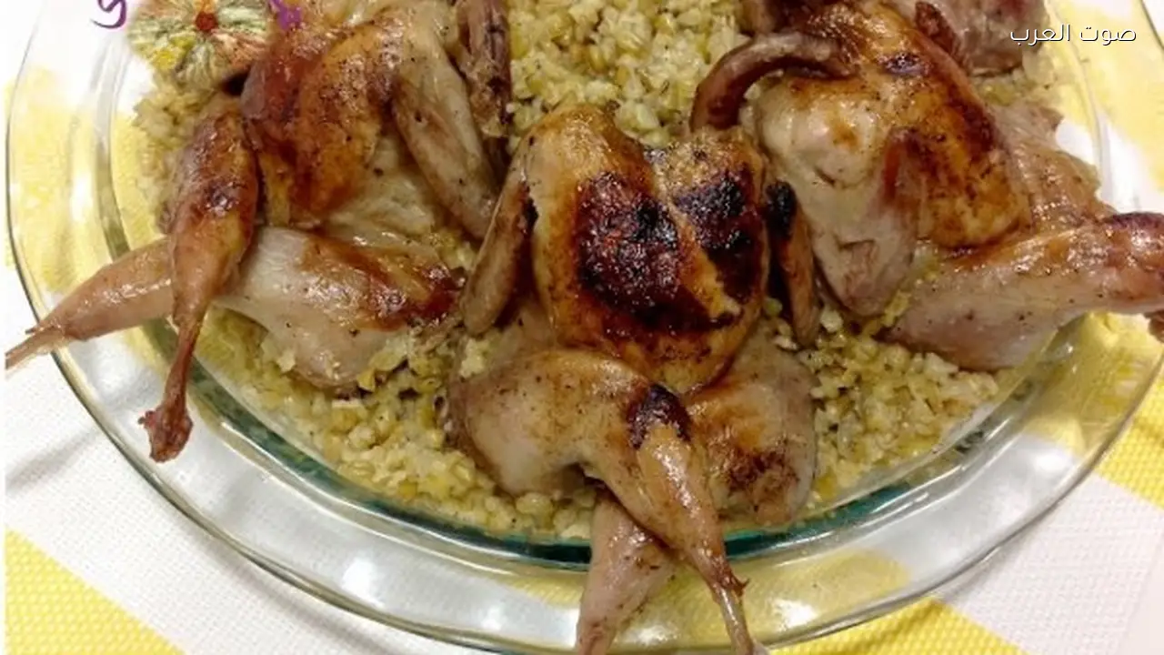 طاجن السمان بالفريك وصفة صحية غنية بالفوائد الغذائية