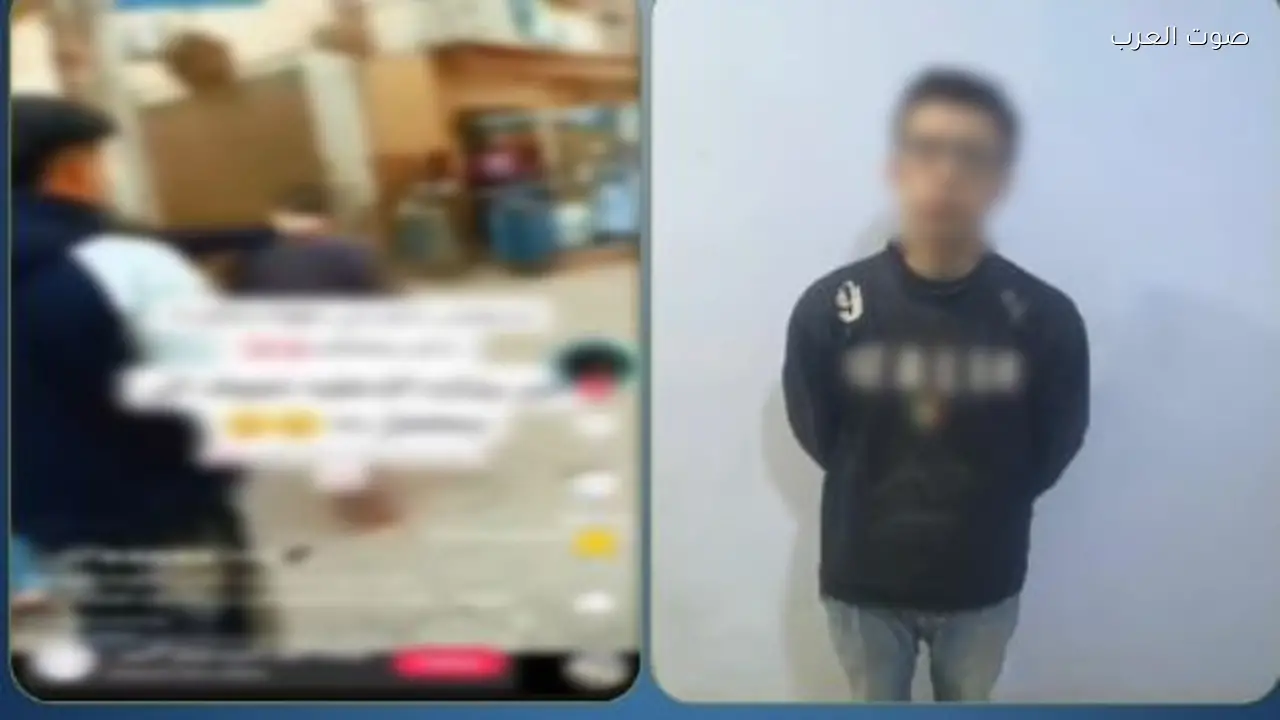 طالب يعتدي على شاب من ذوي الهمم في سوهاج والقبض عليه