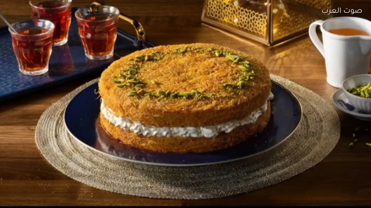 طريقة تحضير الكنافة بالقشطة الكدابة مقرمشة ولذيذة