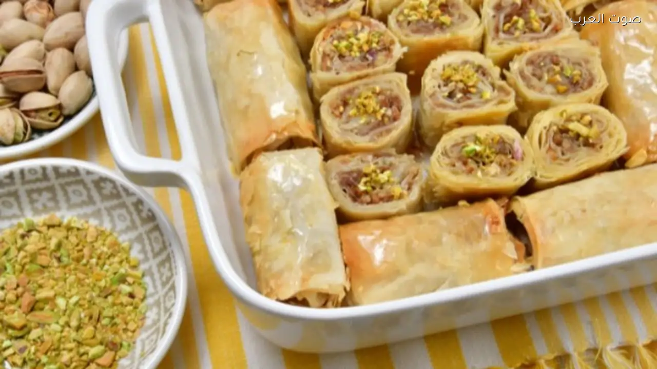 طريقة سهلة لعمل أصابع البقلاوة في أقل من ساعة