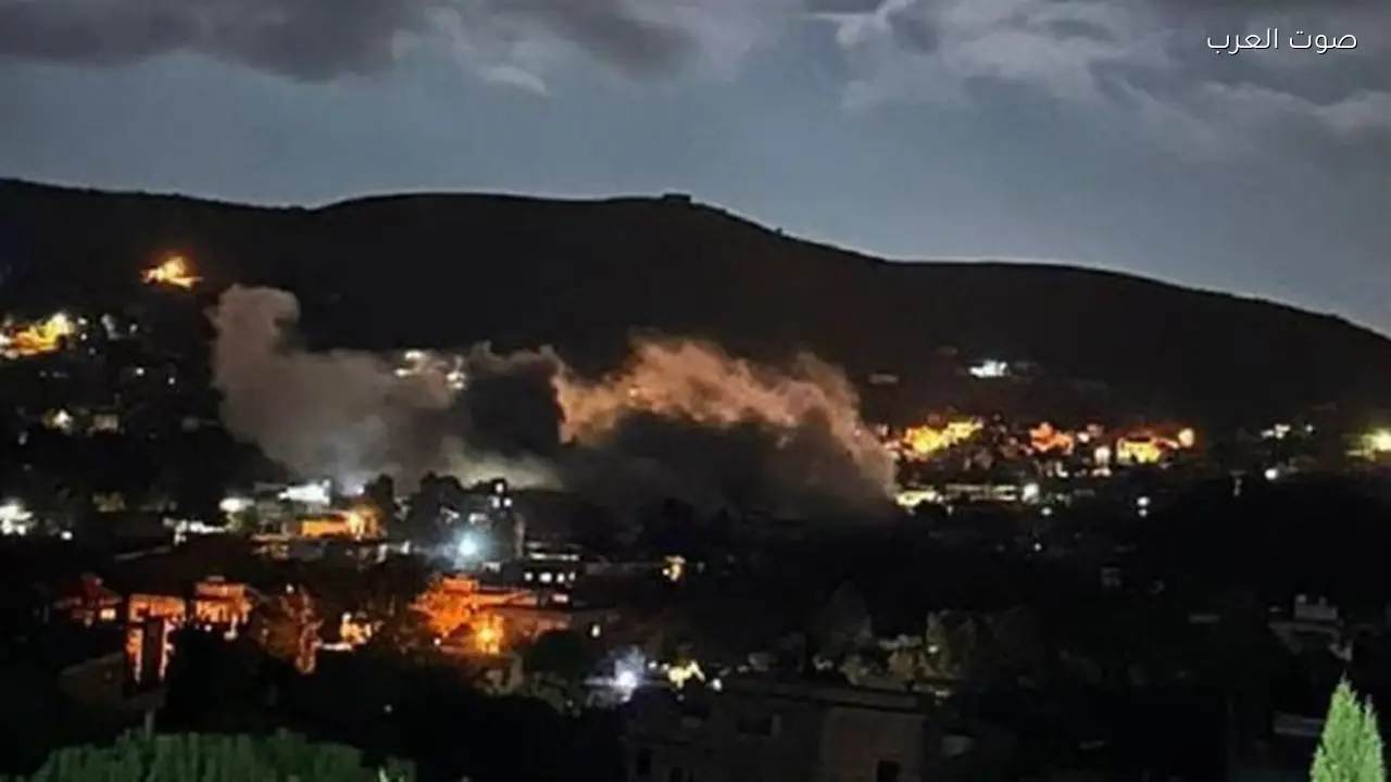 طيران الاحتلال يقصف بلدة مركبا في جنوب لبنان