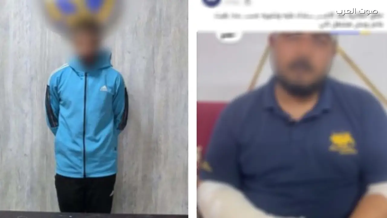 عامل يعتدي بسلاح أبيض على شخصين في الجيزة