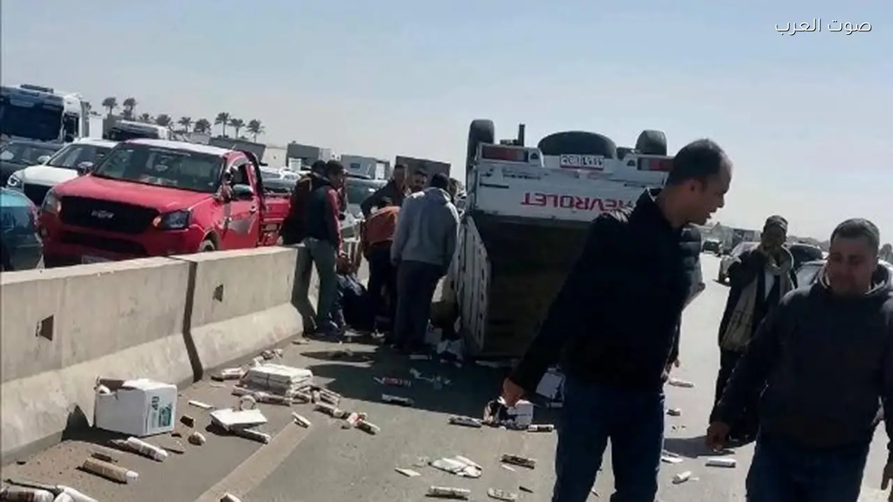 عودة الحركة المرورية على طريق بنها شبرا الحر