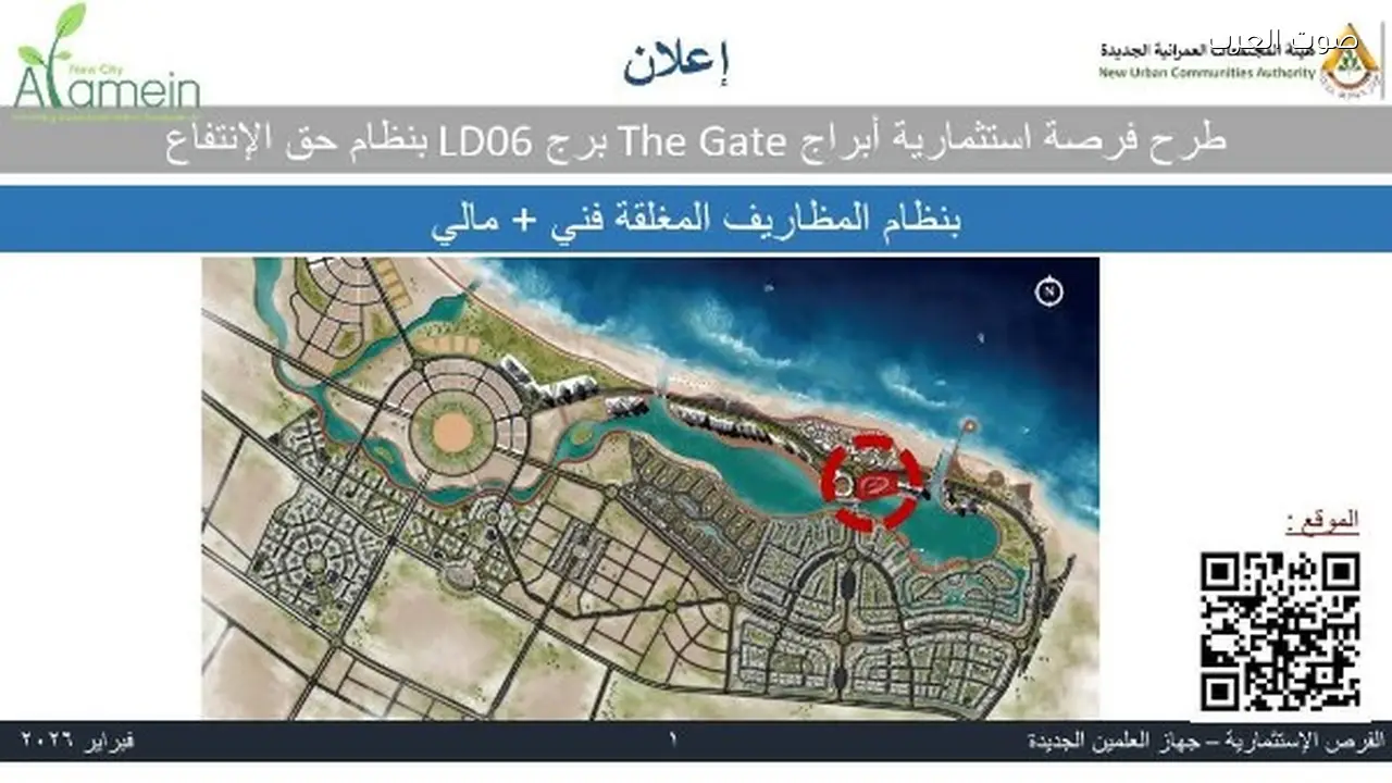 فرصة استثمارية لإقامة أول مطعم بانورامي على ساحل البحر المتوسط