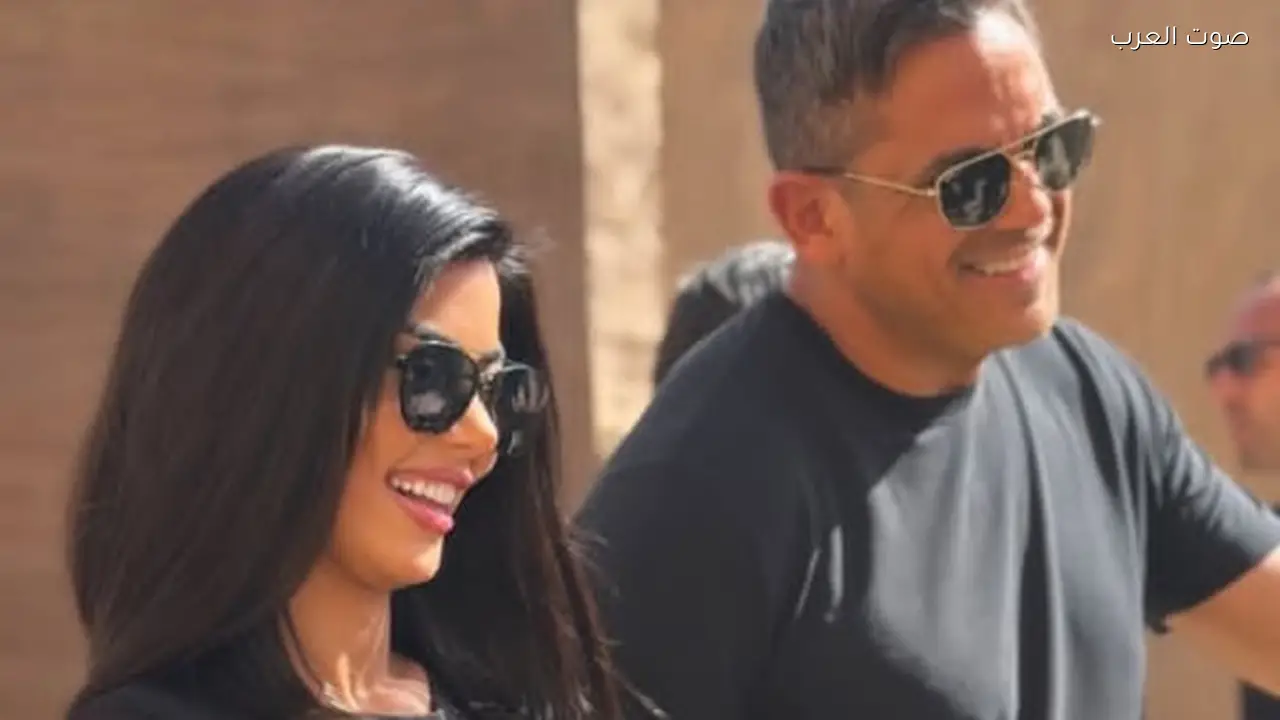 كارولين عزمي وأمير كرارة في كواليس فيلم رأس الأفعى