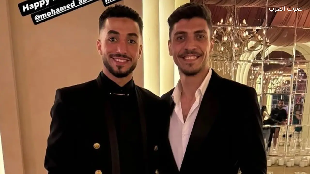 محمد شريف يحتفل بعيد ميلاد محمد عبد المنعم