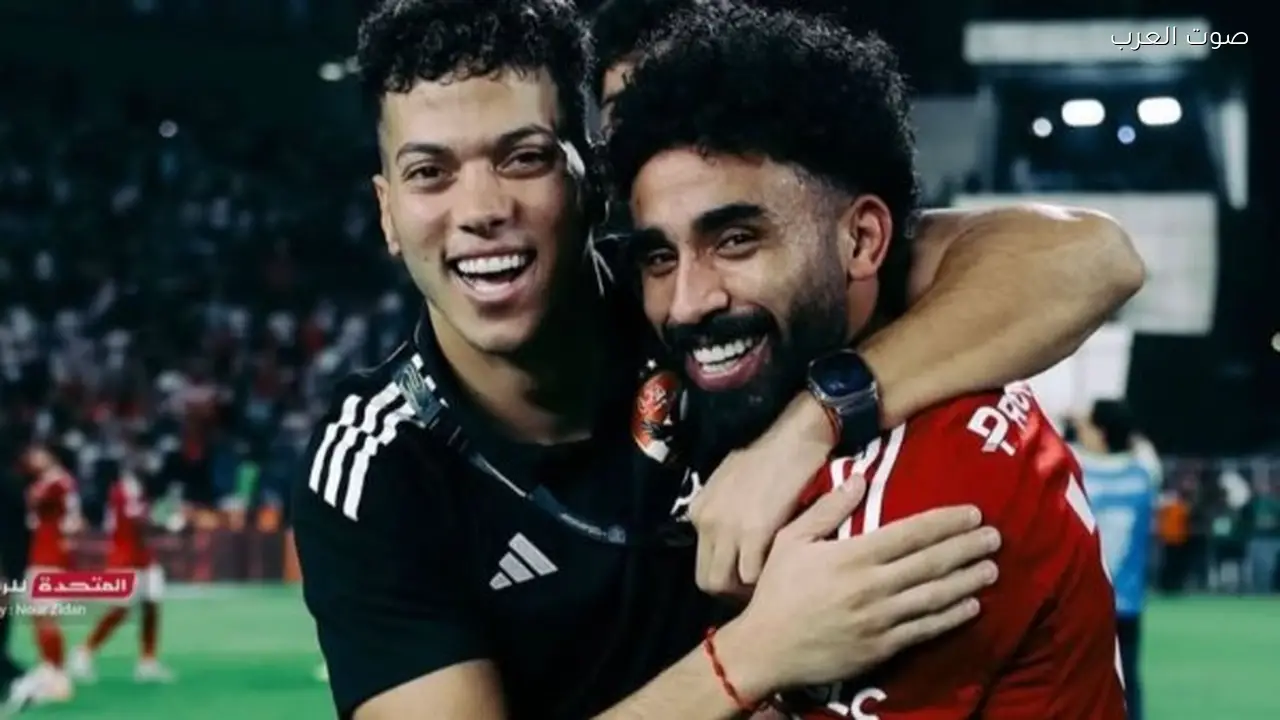 مروان عطية يحتفل بعيد ميلاد إمام عاشور