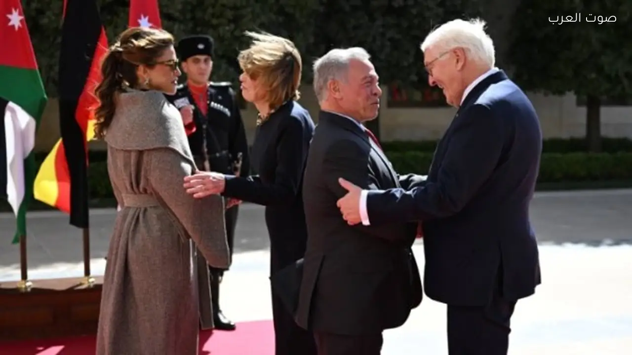 ملك الأردن والرئيس الألماني يناقشان تعزيز التعاون بين البلدين