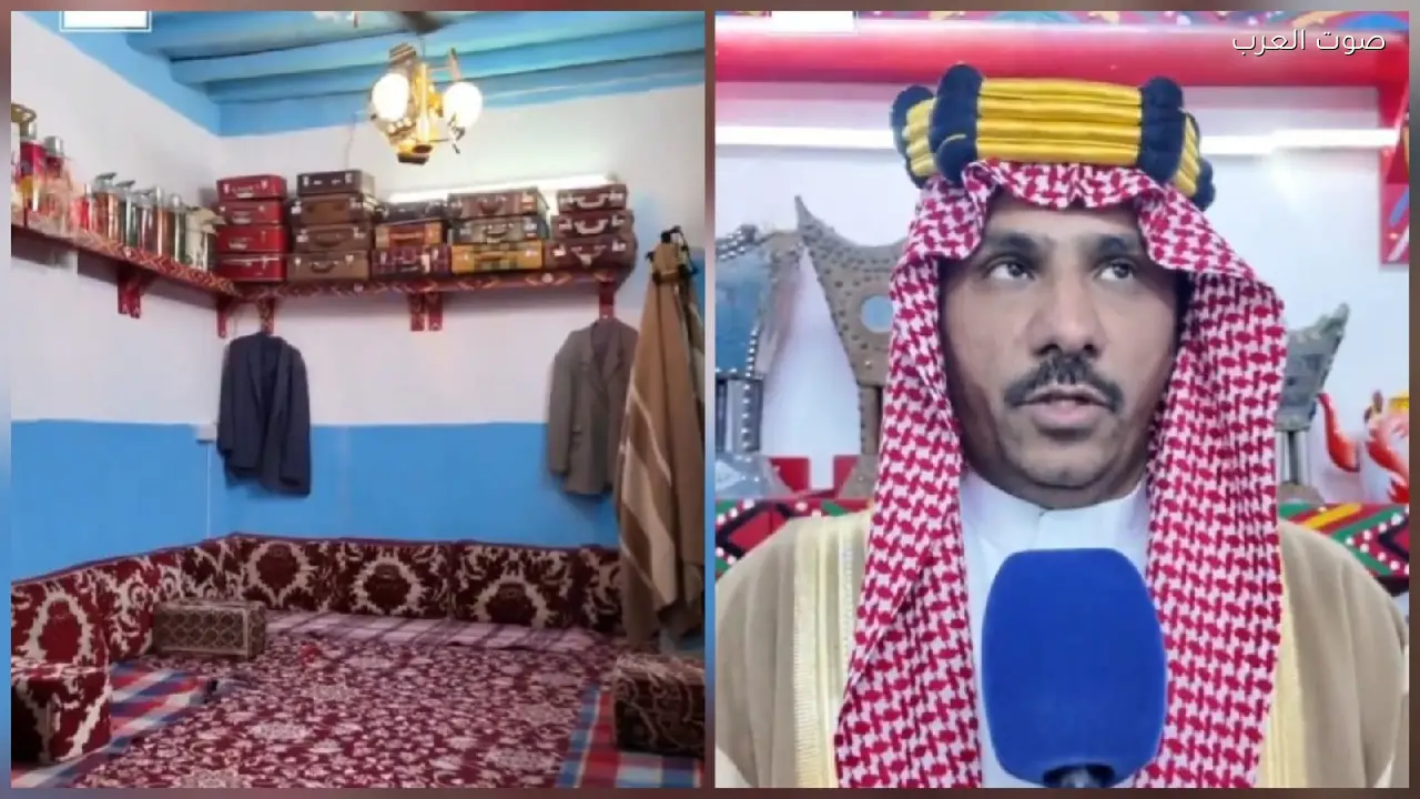 مواطن في الخرج يحوّل منزله إلى متحف تراثي احتفالًا بيوم التأسيس