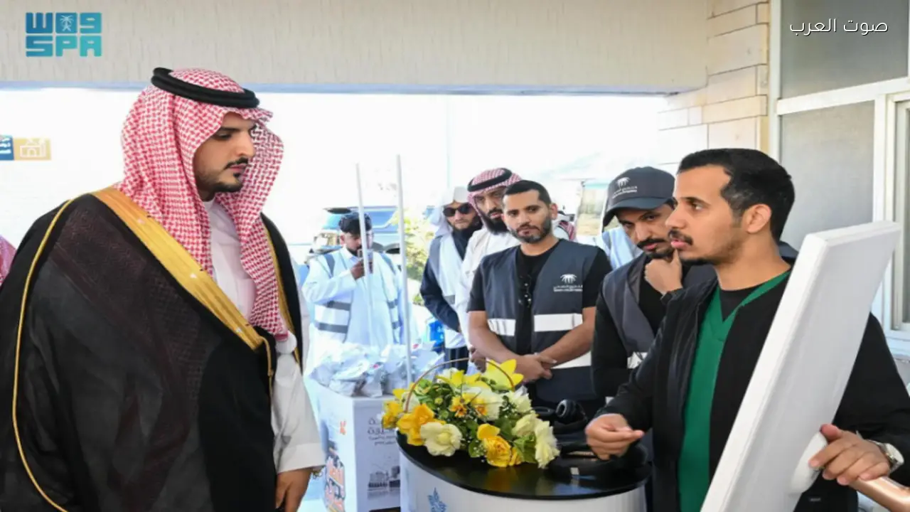 مُحافظ الطائف يتفقد ميقات وادي محرم ويستعرض جاهزية خدمات المعتمرين في رمضان