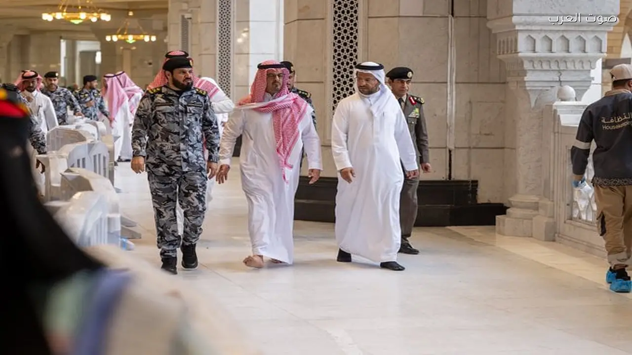 نائب أمير مكة يتفقد جاهزية المسجد الحرام لاستقبال المعتمرين في رمضان