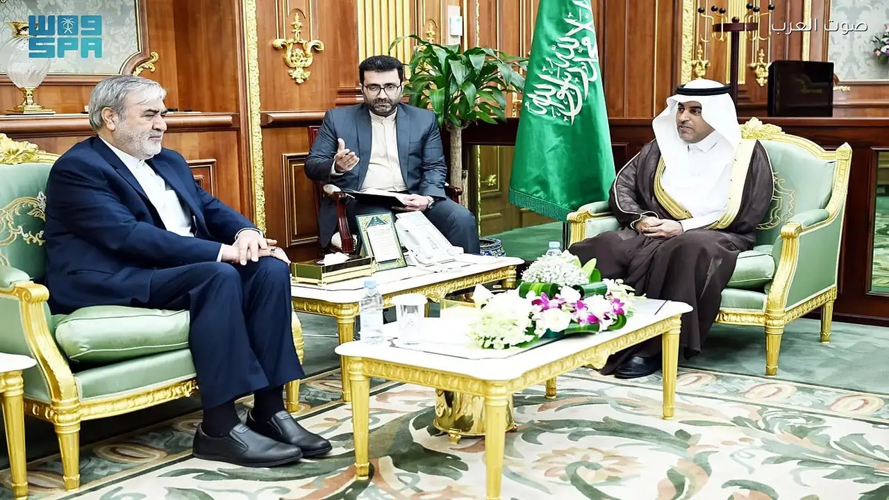 نائب رئيس مجلس الشورى السعودي يلتقي رئيس لجنة الأمن القومي الإيراني