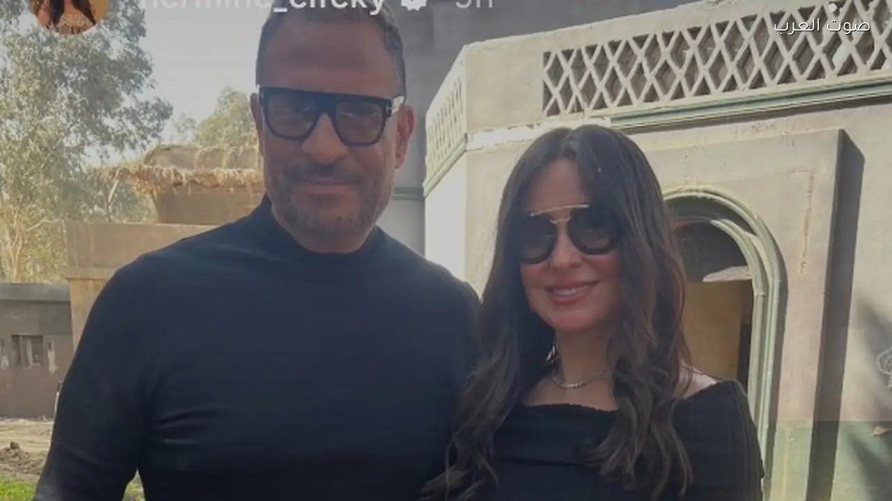 نرمين الفقي تنشر صور كواليس “أولاد الراعي” مع ماجد المصري