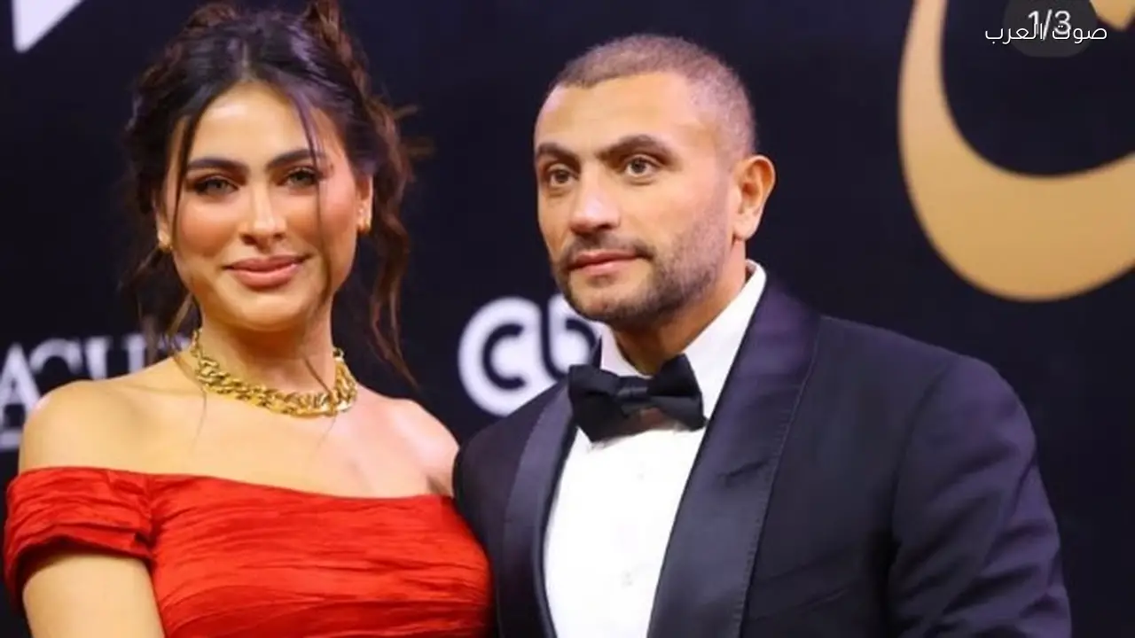 هاجر أحمد وزوجها يظهران بإطلالة رومانسية جديدة