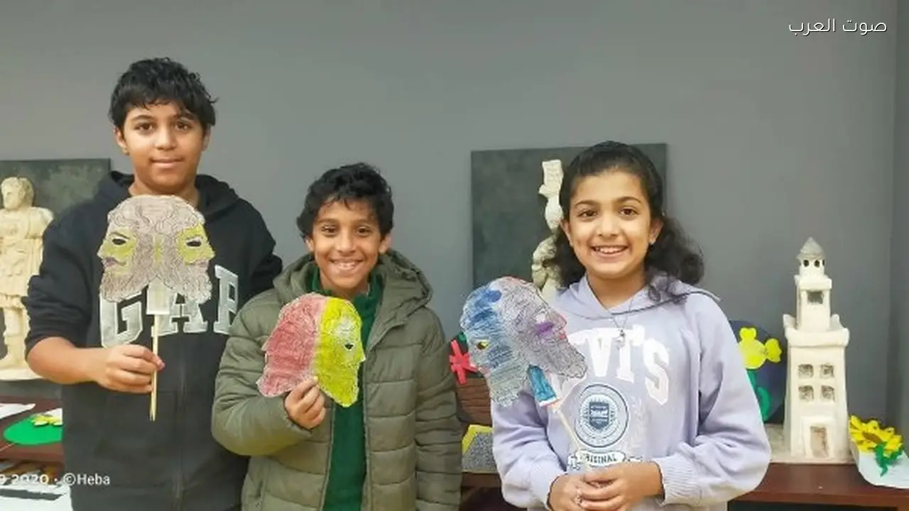 ورشة فنية في المتحف اليوناني الروماني عن المعبود يانوس