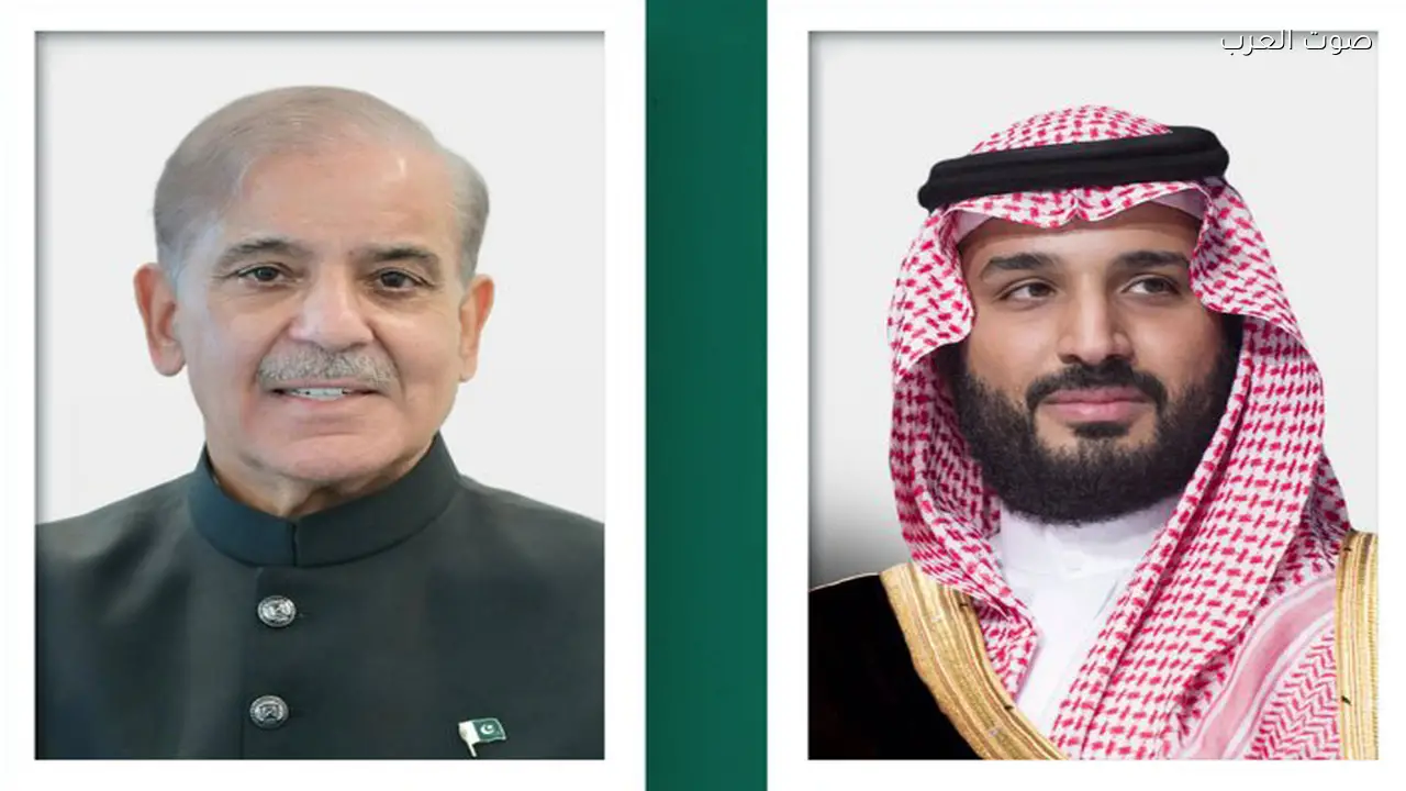ولي العهد يتلقى اتصالًا هاتفيًا من رئيس وزراء باكستان